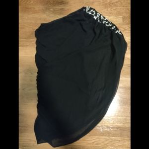 Black Layered Mini Dress